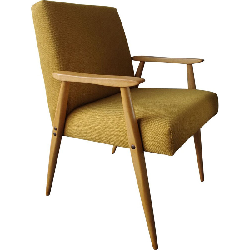 Mid Century yellow Armchair, 1960