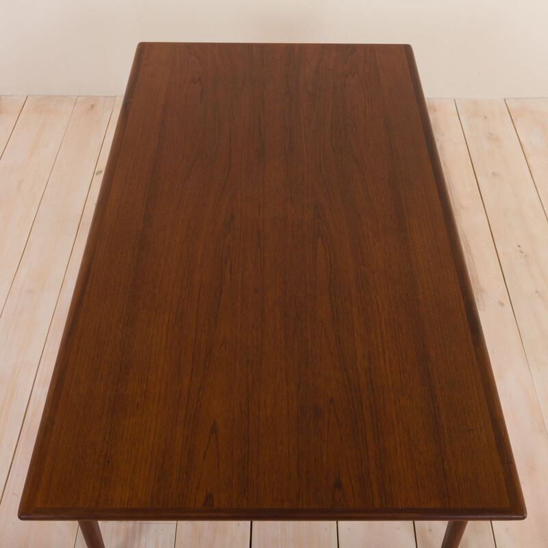 Vintage Johannes Andersen teak  extension table 1960s