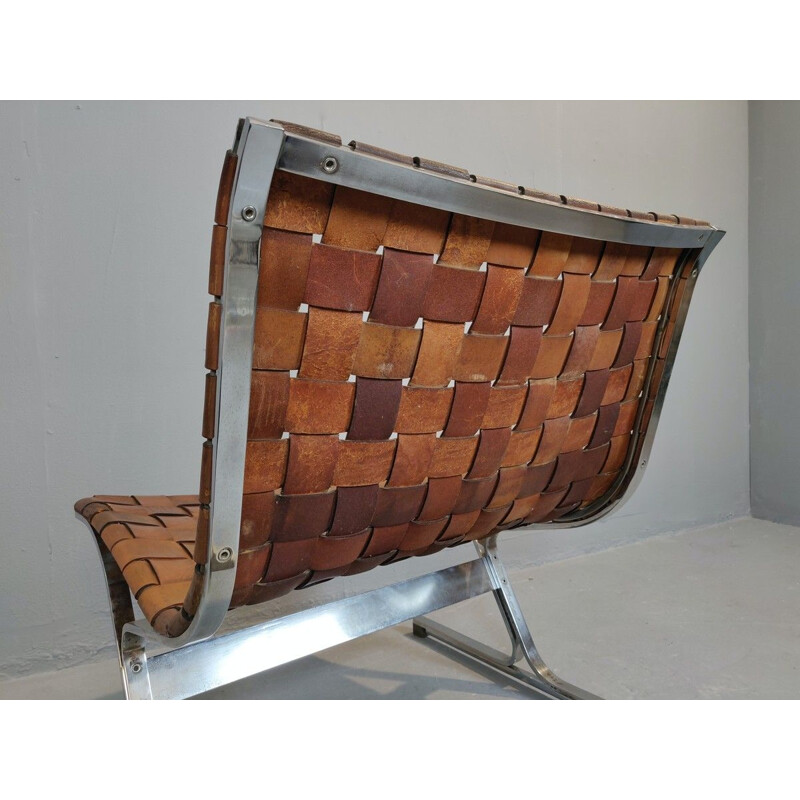 Paire de chaises longues vintage  par Ross Littell italiennes