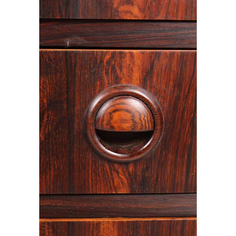 Scandinavian chest of drawers in rosewood - 1960s