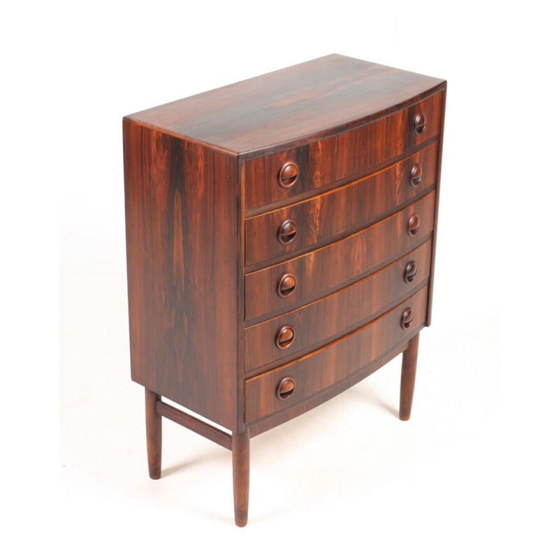 Scandinavian chest of drawers in rosewood - 1960s