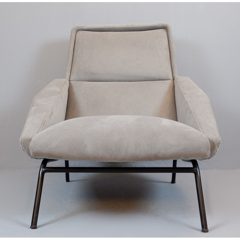 Pair of vintage lounge armchairs by Gérard Guermonprez - English 1950