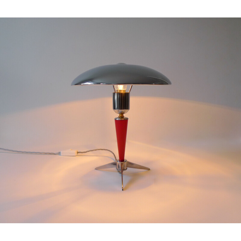 Vintage ILouis Kalff "Bijou" Table Lamp for Philips, Netherlands 1960s