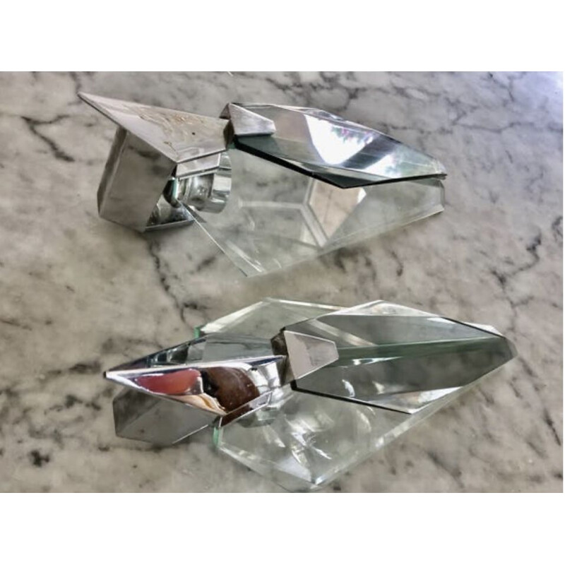 Pair of 1950 Veca vintage wall lights