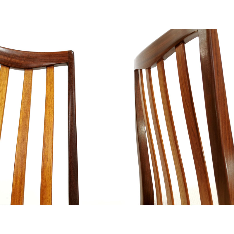 Set of 4 Vintage Teak Dining Chairs by Leslie Dandy for G-Plan, 1960s