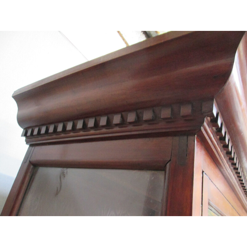 Vintage mahogany bookcase