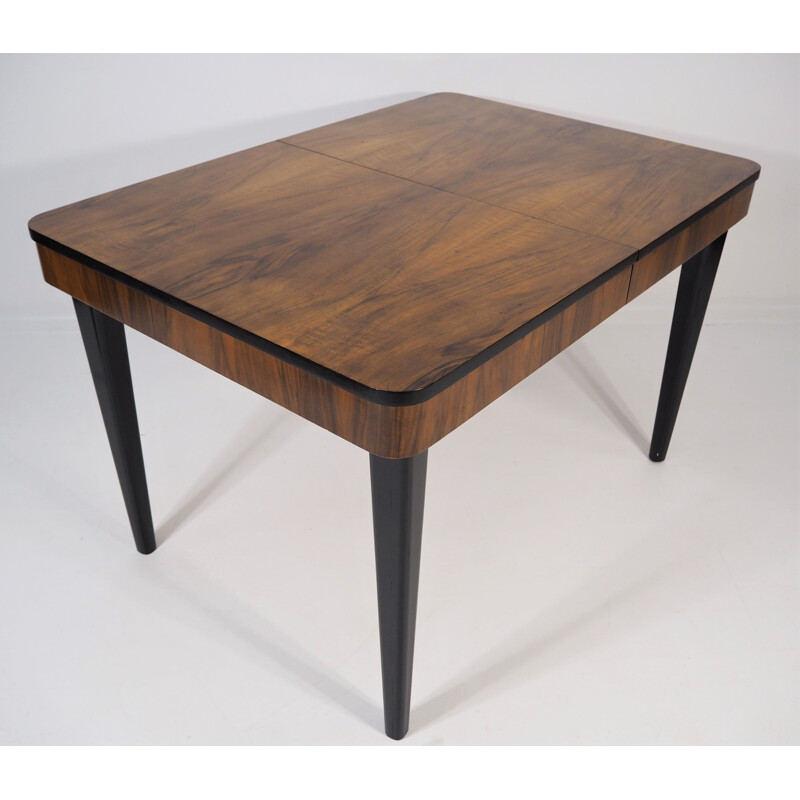 Vintage Side Table Walnut by Jindřich Halabala, 1950s