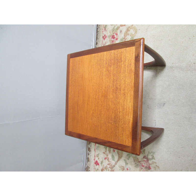 Vintage teak nesting tables