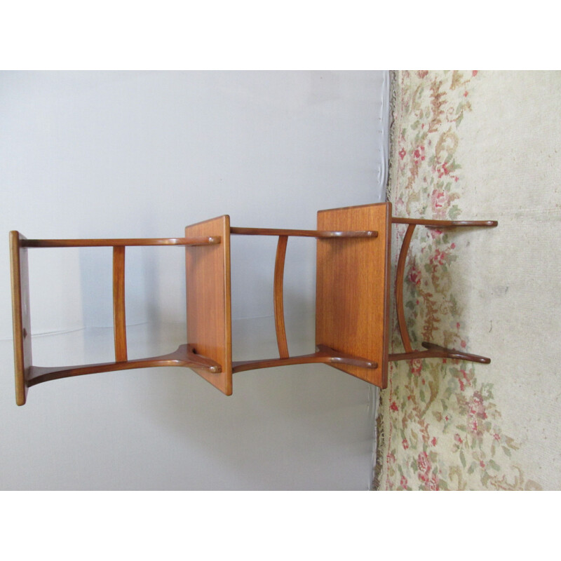 Vintage teak nesting tables