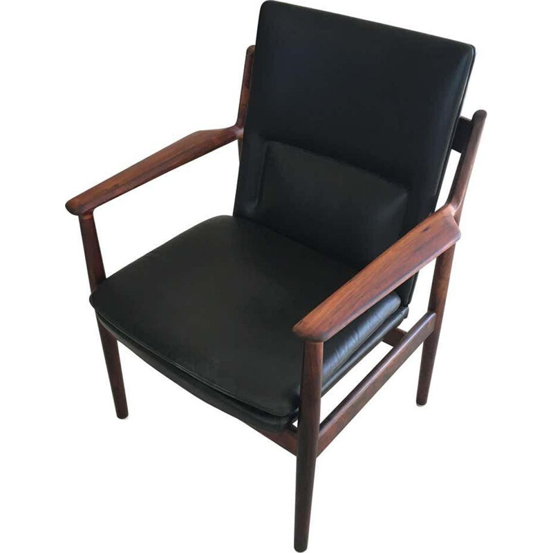 Vintage Rosewood Armchair by Sibast Furniture Arne Vodder  Danish 1960s