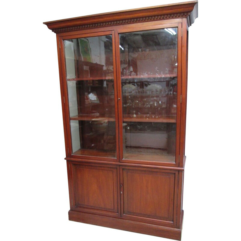 Vintage mahogany bookcase