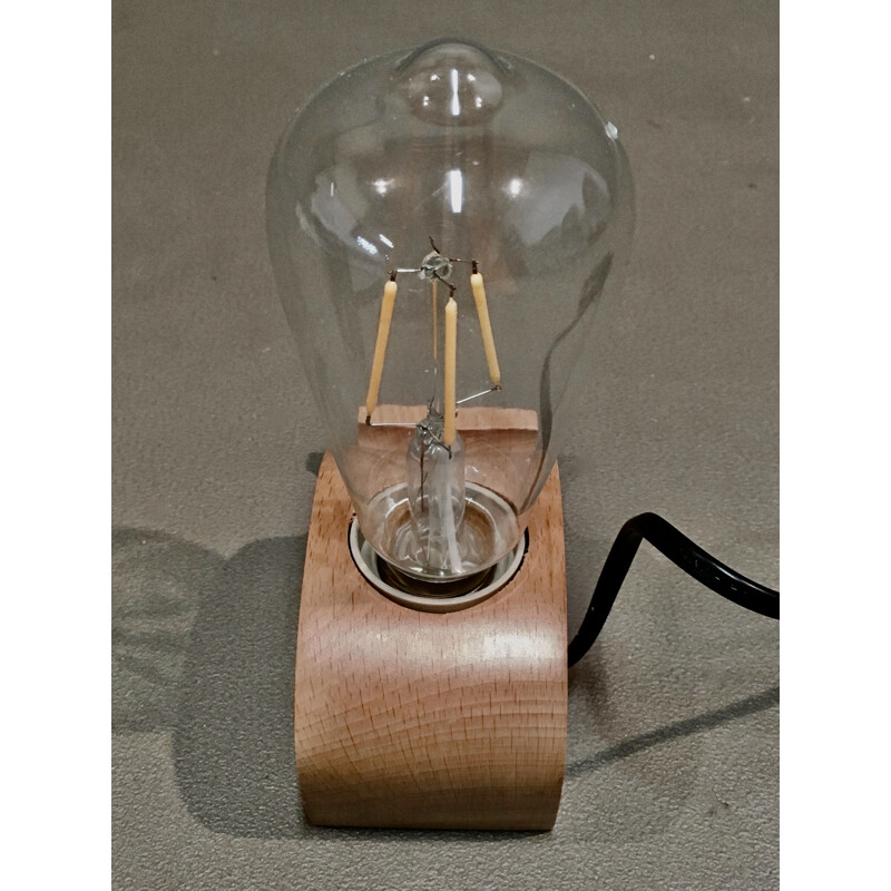 Vintage Elephant Lamp solid wood Scandinavian design
