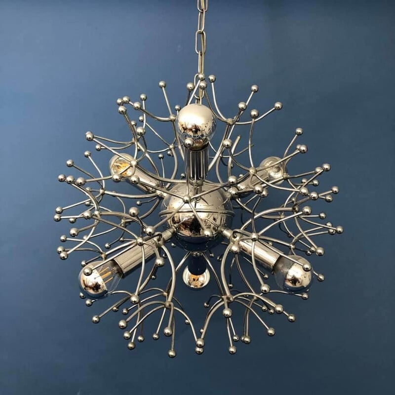 Candelabro Vintage sputnik de G. Sciolari, 1960