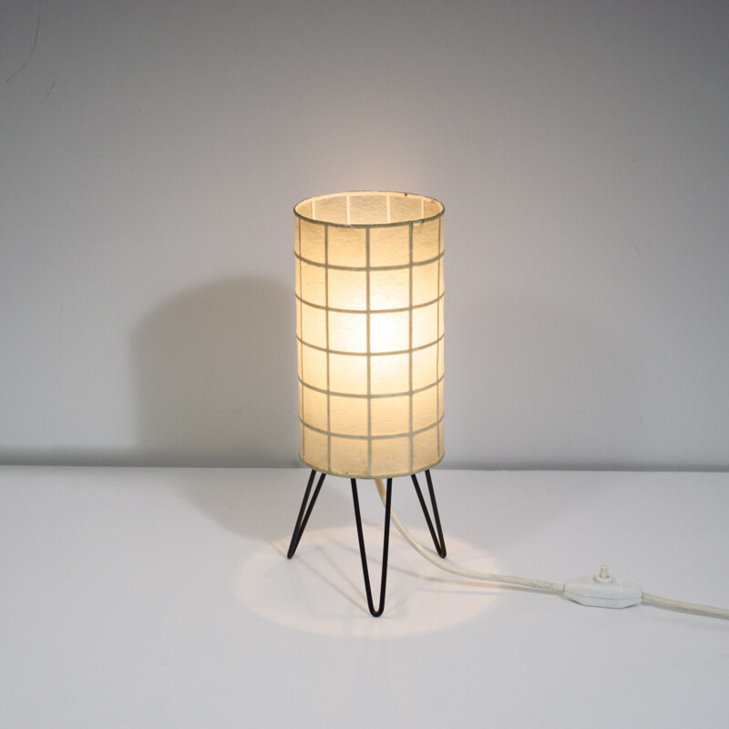 Vintage driepoot lamp cocon, Luvos und Vaanersborg 1960