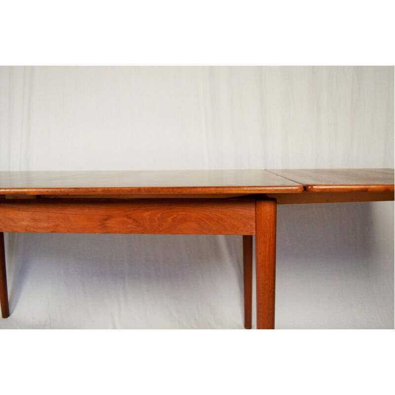 Vintage teak extending dining table  by Nils Jonsson Swedish 1960s