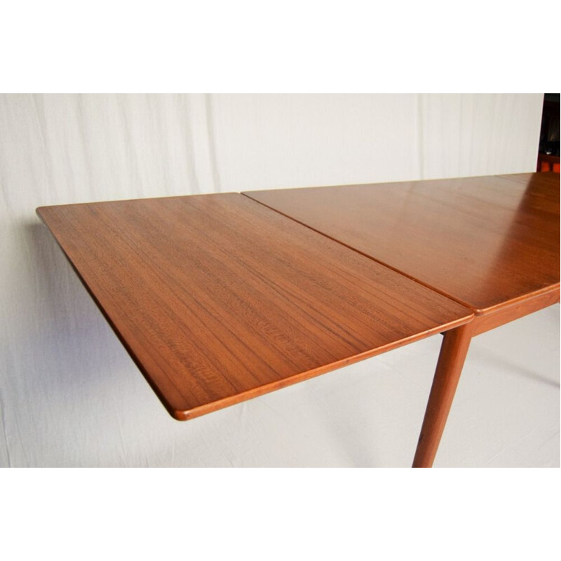 Vintage teak extending dining table  by Nils Jonsson Swedish 1960s