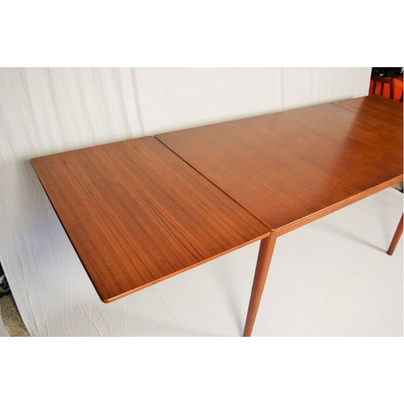 Vintage teak extending dining table  by Nils Jonsson Swedish 1960s