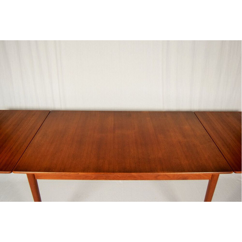 Vintage teak extending dining table  by Nils Jonsson Swedish 1960s