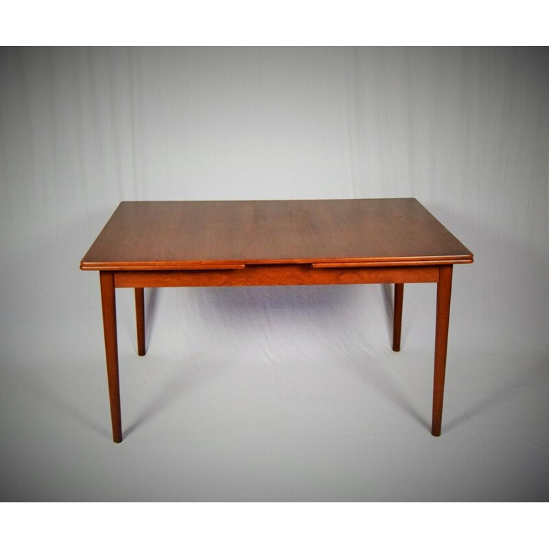 Vintage teak extending dining table  by Nils Jonsson Swedish 1960s