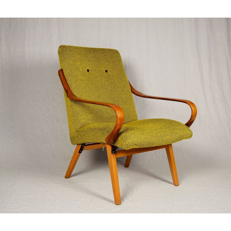 Vintage Armchair by Jaroslav Šmidek for Ton, Czech Republic, 1960s