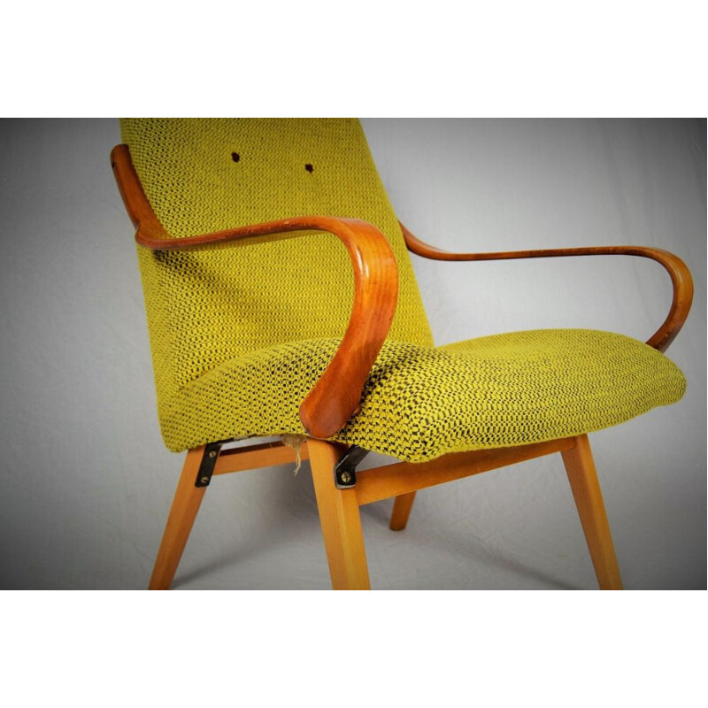 Vintage Armchair by Jaroslav Šmidek for Ton, Czech Republic, 1960s