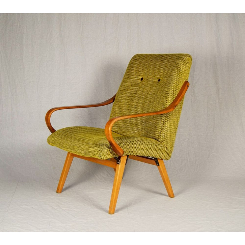 Fauteuil Vintage de Jaroslav Šmidek pour Ton, République tchèque 1960