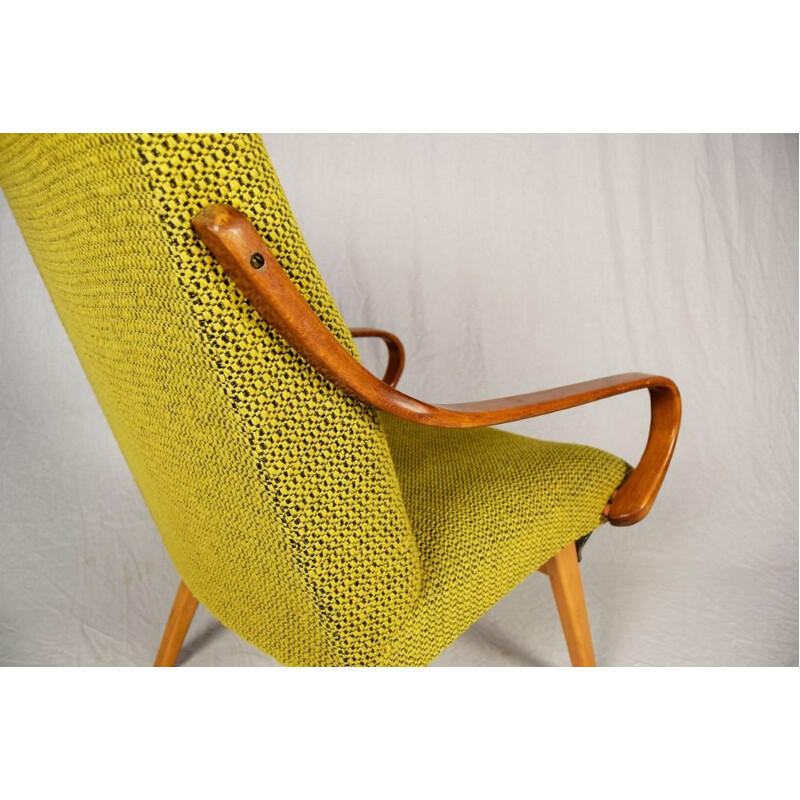 Vintage Armchair by Jaroslav Šmidek for Ton, Czech Republic, 1960s