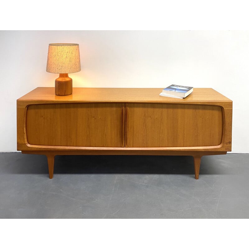 Mid Century Teak Sideboard by Bernhard Pedersen for Bernhard Pedersen & Son, Denmark, 1950s