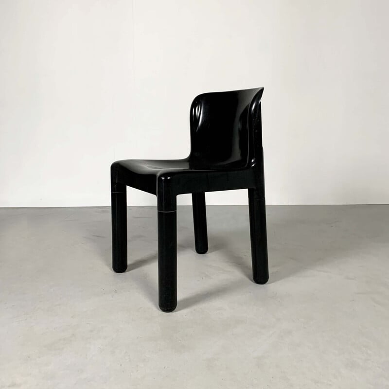 Vintage Plastic Chair Model 4875 by Carlo Bartoli for Kartell, 1970s