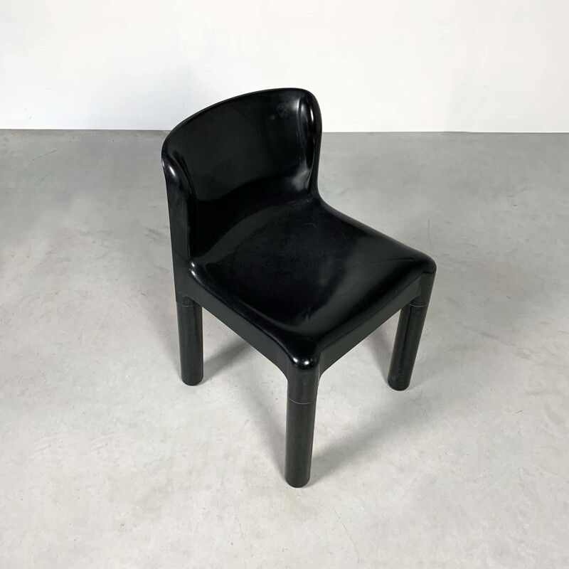 Vintage Plastic Chair Model 4875 by Carlo Bartoli for Kartell, 1970s