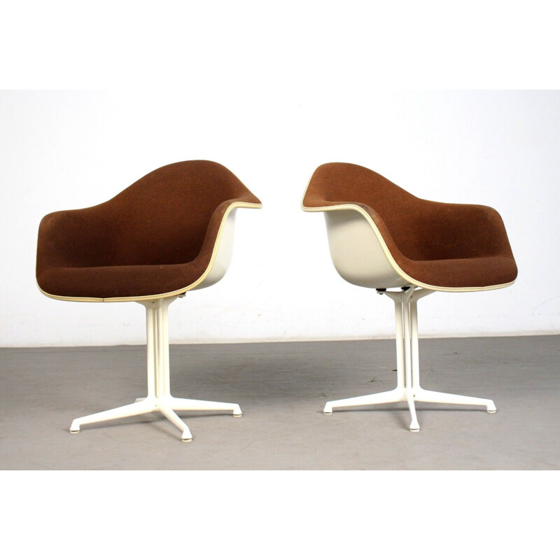 Pair of vintage Eames 'La Fonda' armchairs