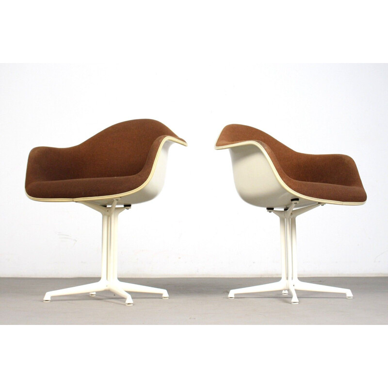 Pair of vintage Eames 'La Fonda' armchairs