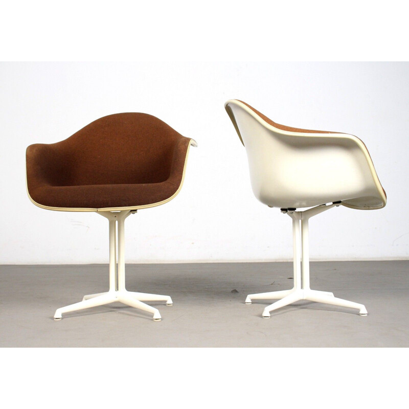 Pair of vintage Eames 'La Fonda' armchairs