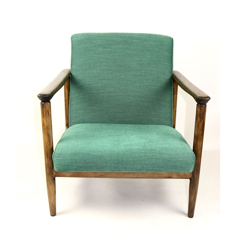 Vintage Green Armchair by Edmund Homa, 1970s