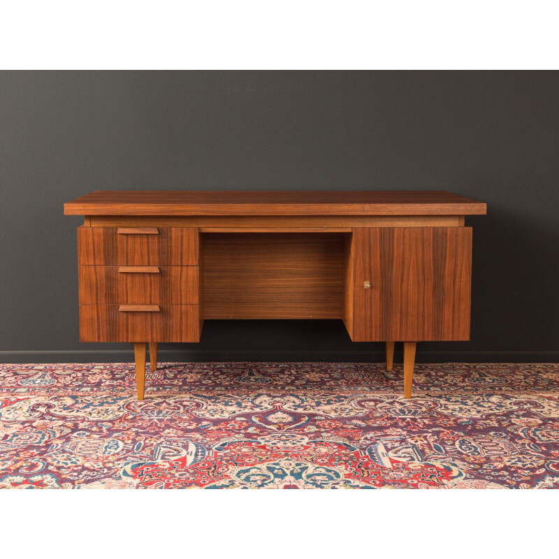 Vintage Desk walnut 1960s