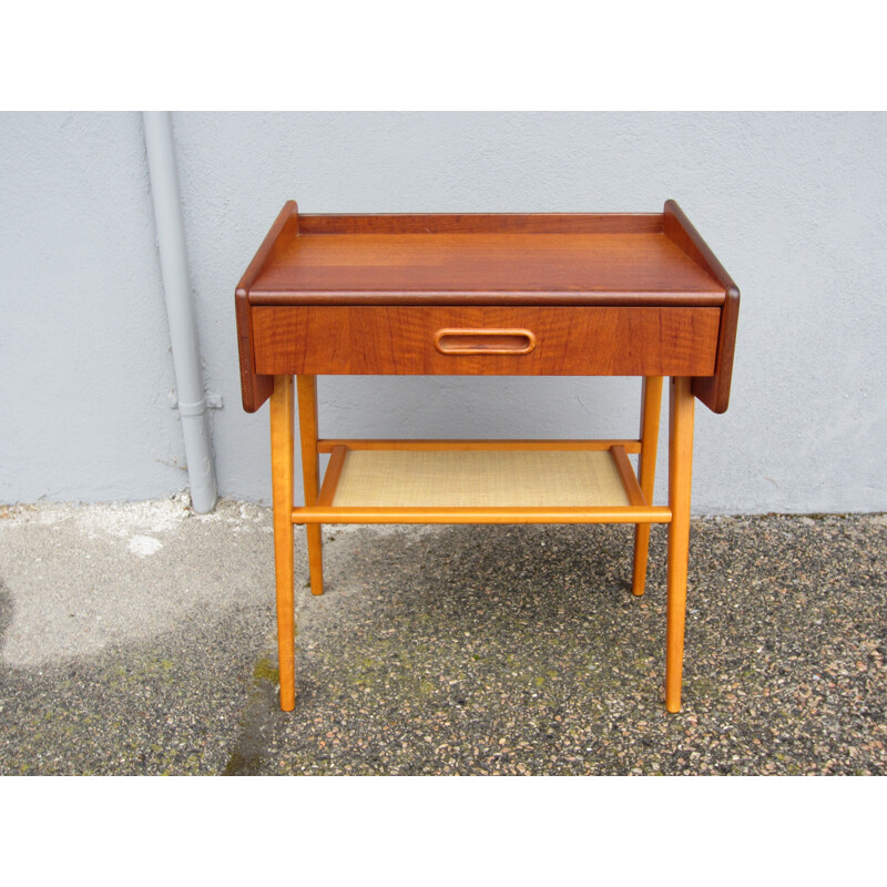 Vintage Scandinavian bedside table