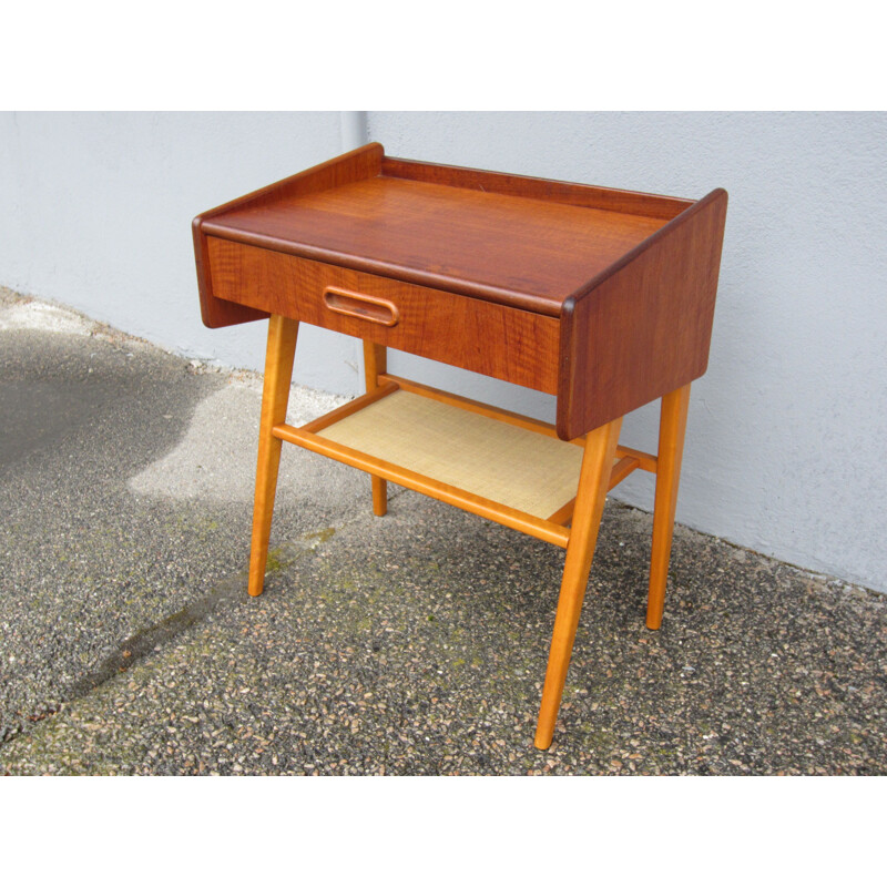 Vintage Scandinavian bedside table