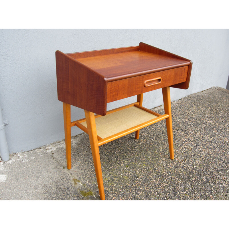 Vintage Scandinavian bedside table