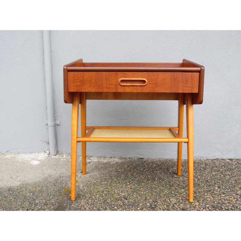 Vintage Scandinavian bedside table