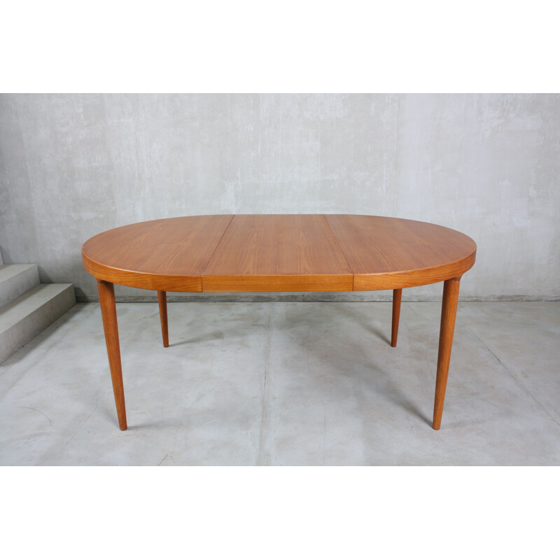 Vintage Round Dining Table, Danish 1960s