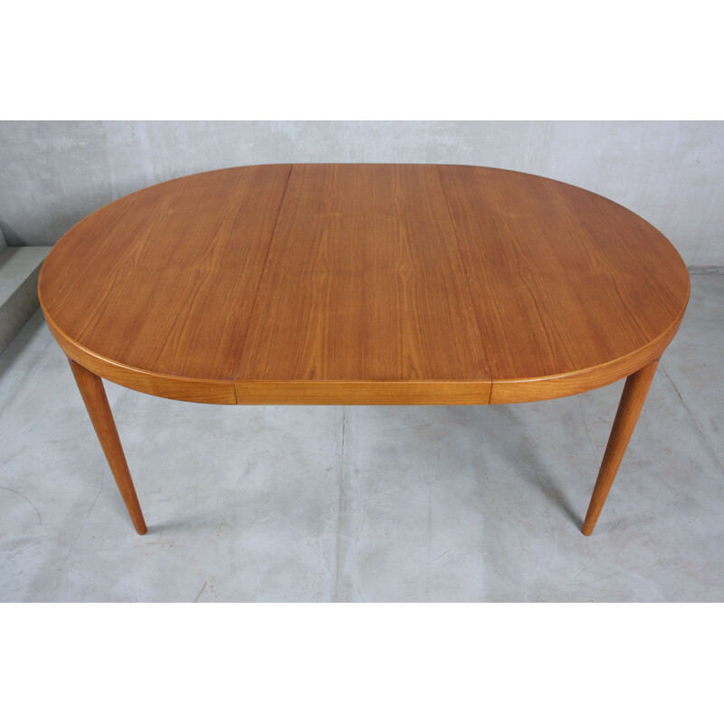 Vintage Round Dining Table, Danish 1960s