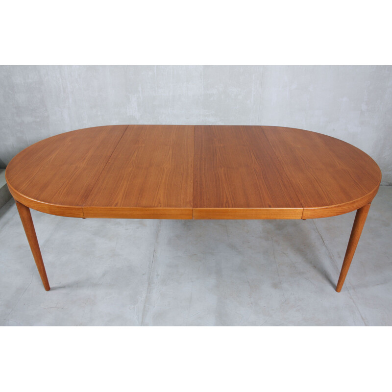 Vintage Round Dining Table, Danish 1960s