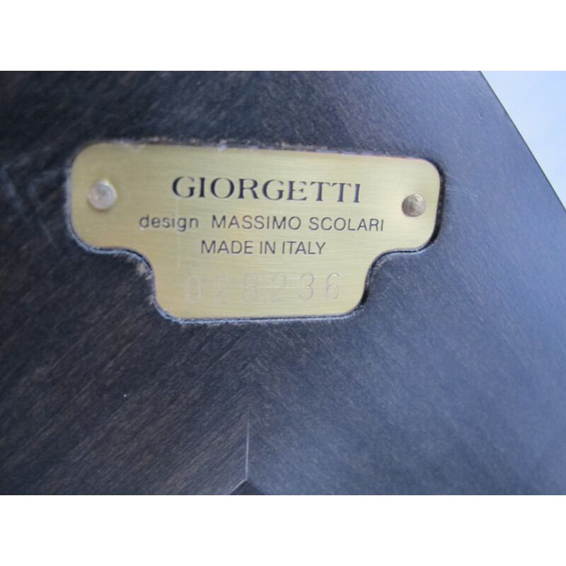 Table basse "Reverso" Giorgetti, Massimo SCOLARI - 1980
