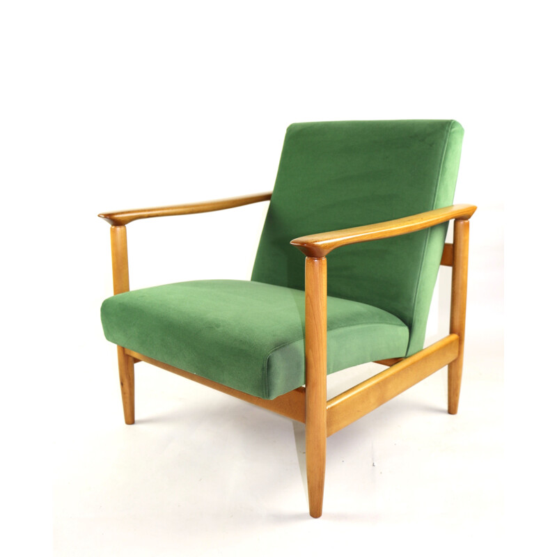 Vintage Green Armchair by Edmund Homa, 1970s