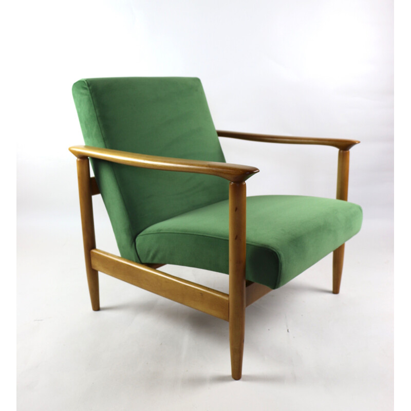 Vintage Green Armchair by Edmund Homa, 1970s