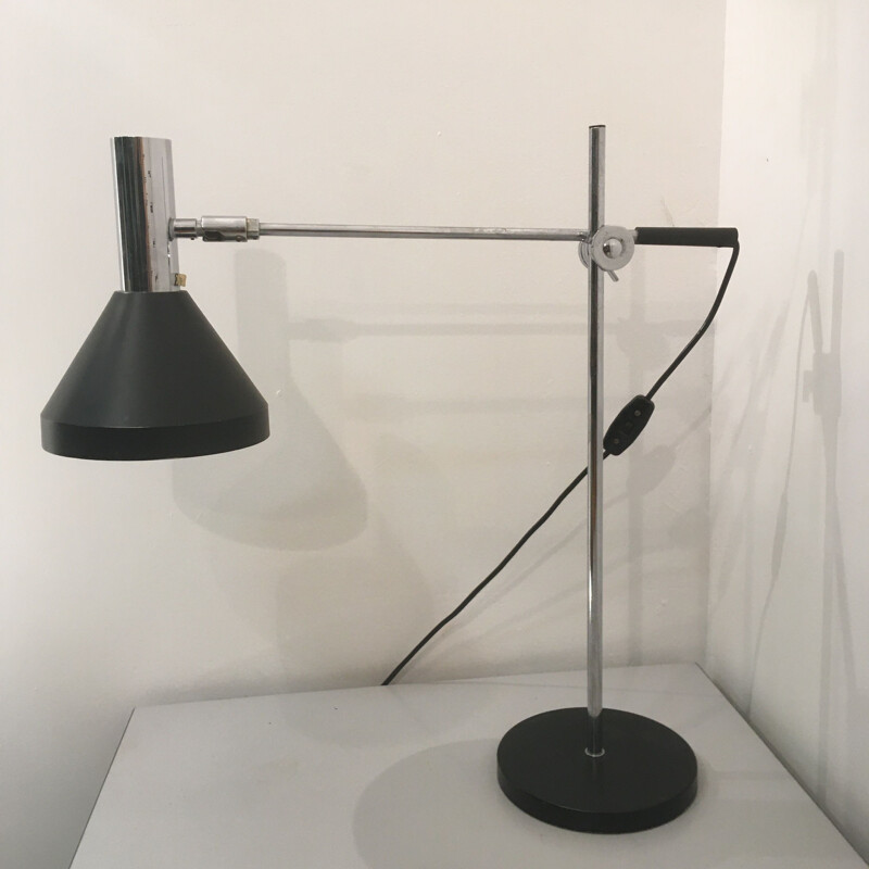 Lampe de bureau vintage d'études