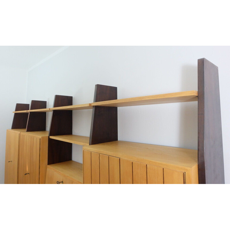 Idee Furniture elm shelving system, Erich STRATMANN - 1954