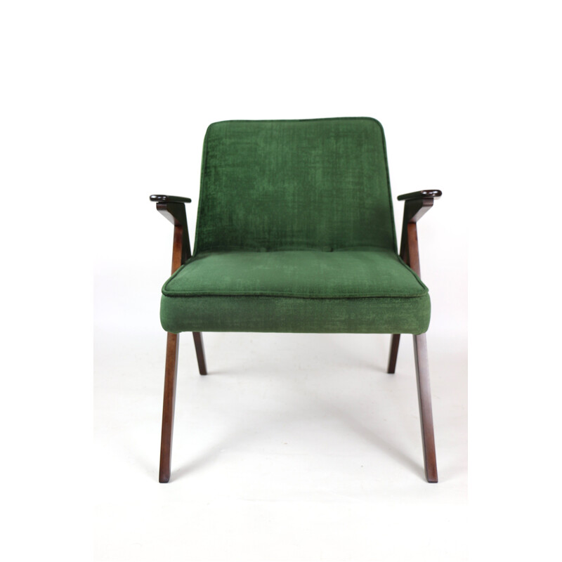 Vintage Green Armchair by Józef Chierowski, 1970s