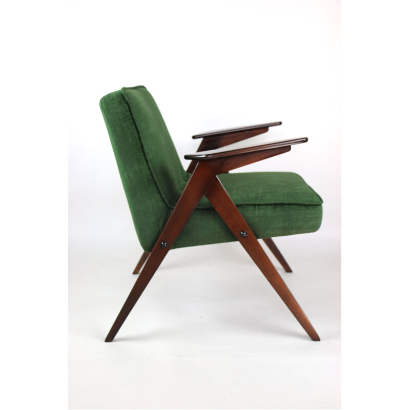 Vintage Green Armchair by Józef Chierowski, 1970s