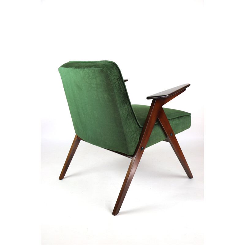 Vintage Green Armchair by Józef Chierowski, 1970s